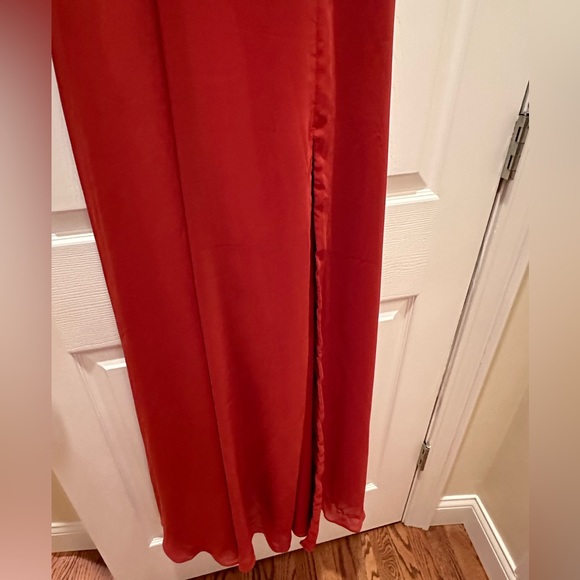 NWT Azazie Jay Bridesmaid Dress in Rust - Picture 13 of 13